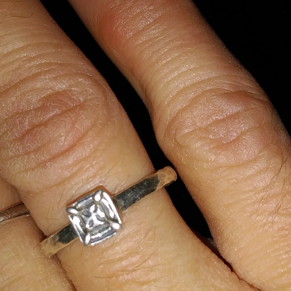 Silpada Vintage-Inspired Double Stack Silver Ring - Picture 4 of 4